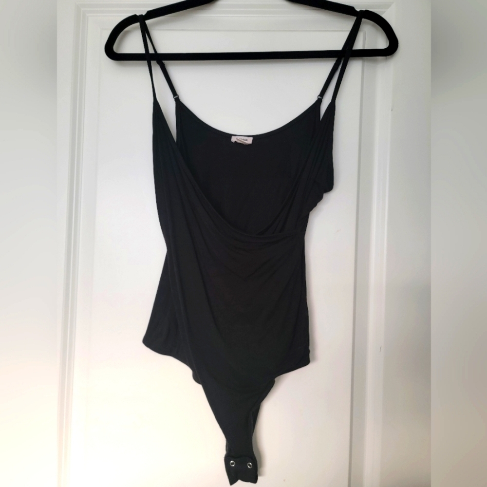 NWOT Medium Garage Black Bodysuit